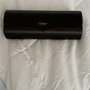 Cartier eyewear Panthère cat-eye gold-tone sunglasses